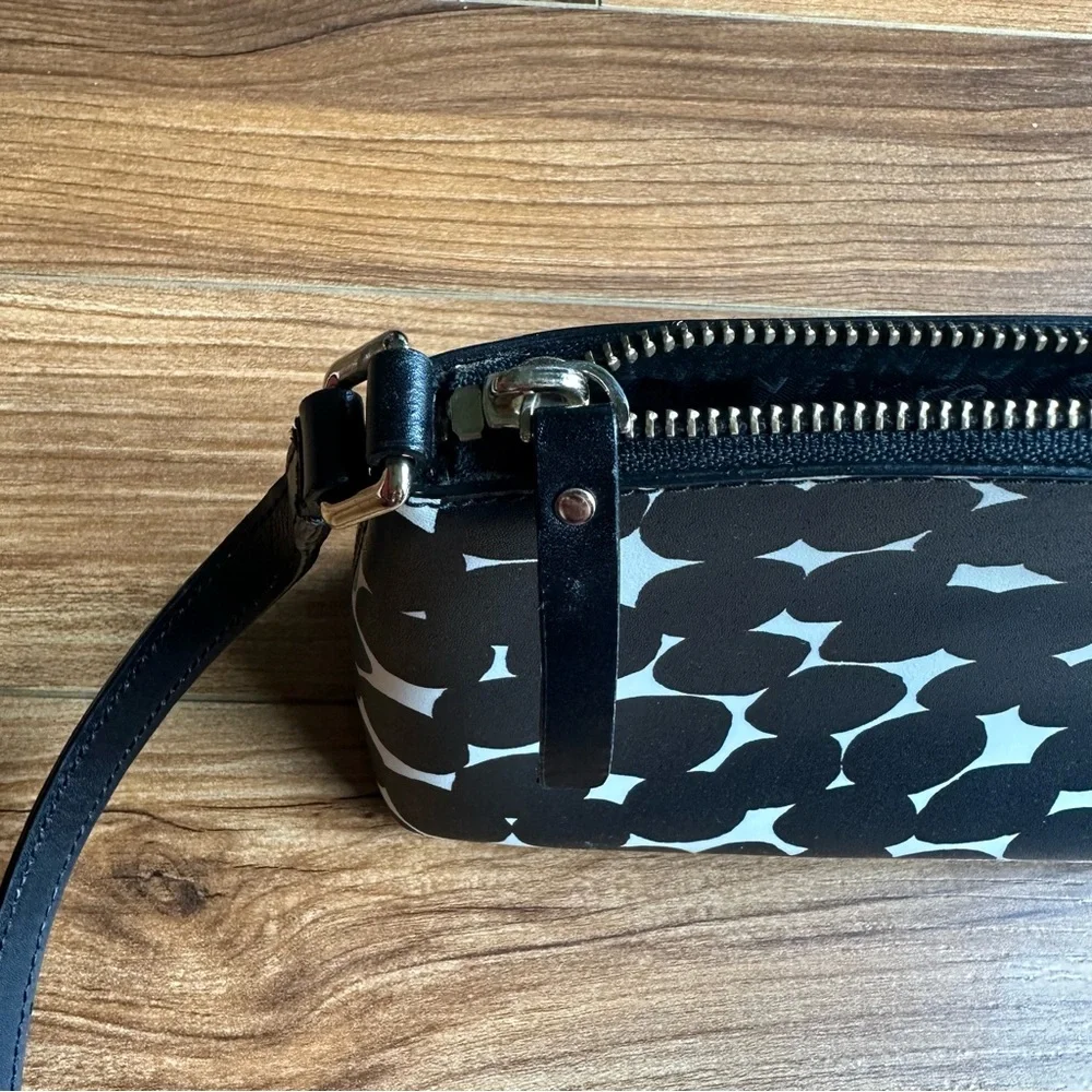Kate Spade  Splodge Dot cross body bag in black & white - Picture 5 of 10